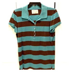 Aeropostale Striped Polo Shirt